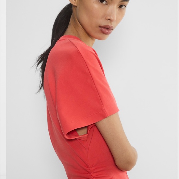 NWT Aritzia Babaton Elevator Dress cherry red Sz S - Picture 2 of 8